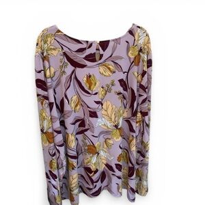 NWT Liz Claiborne Round Neck long sleeve Size 4X women’s top